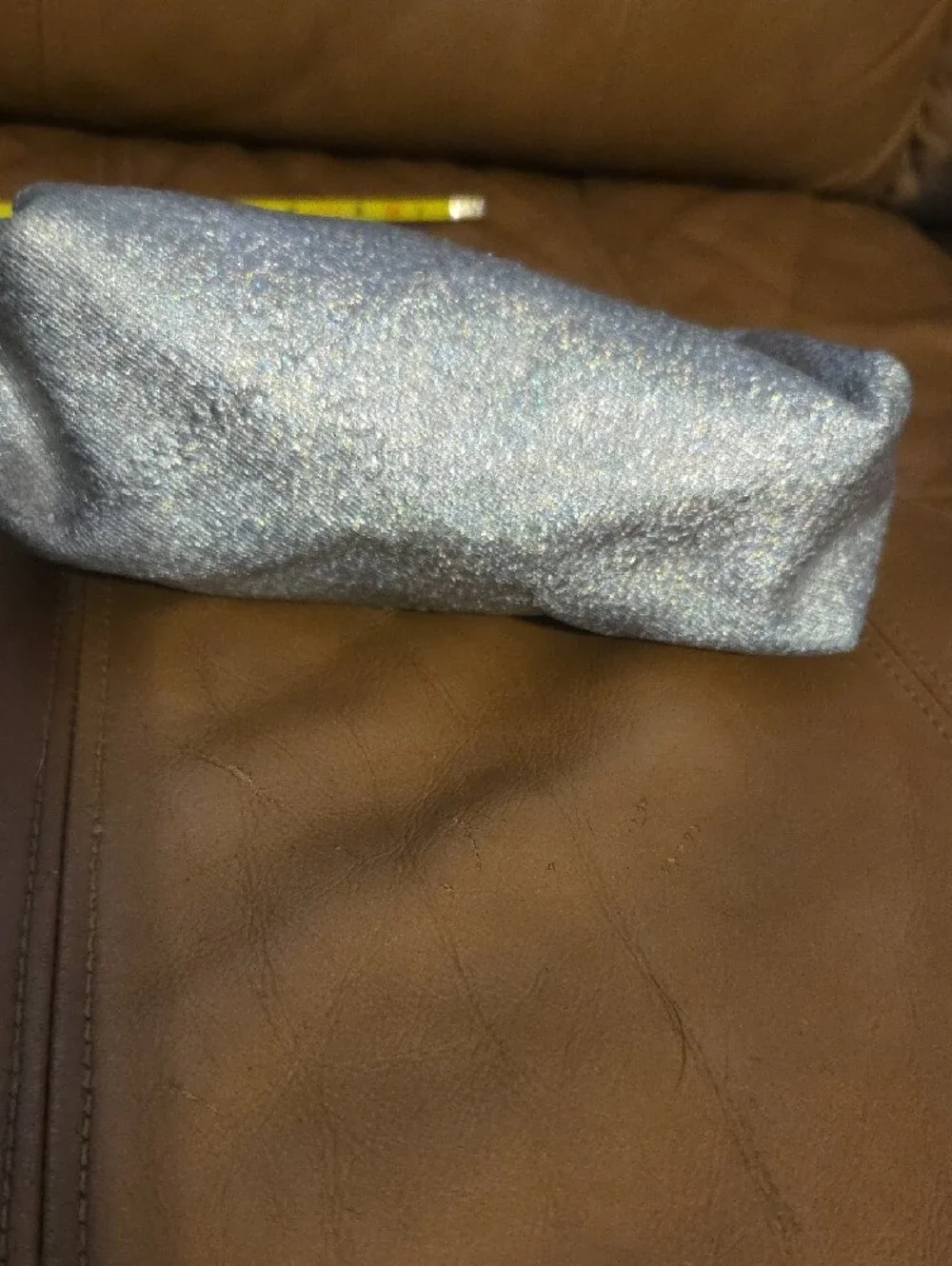 N/A glittering silver