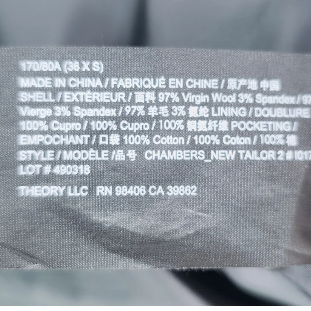 Theory new tailor