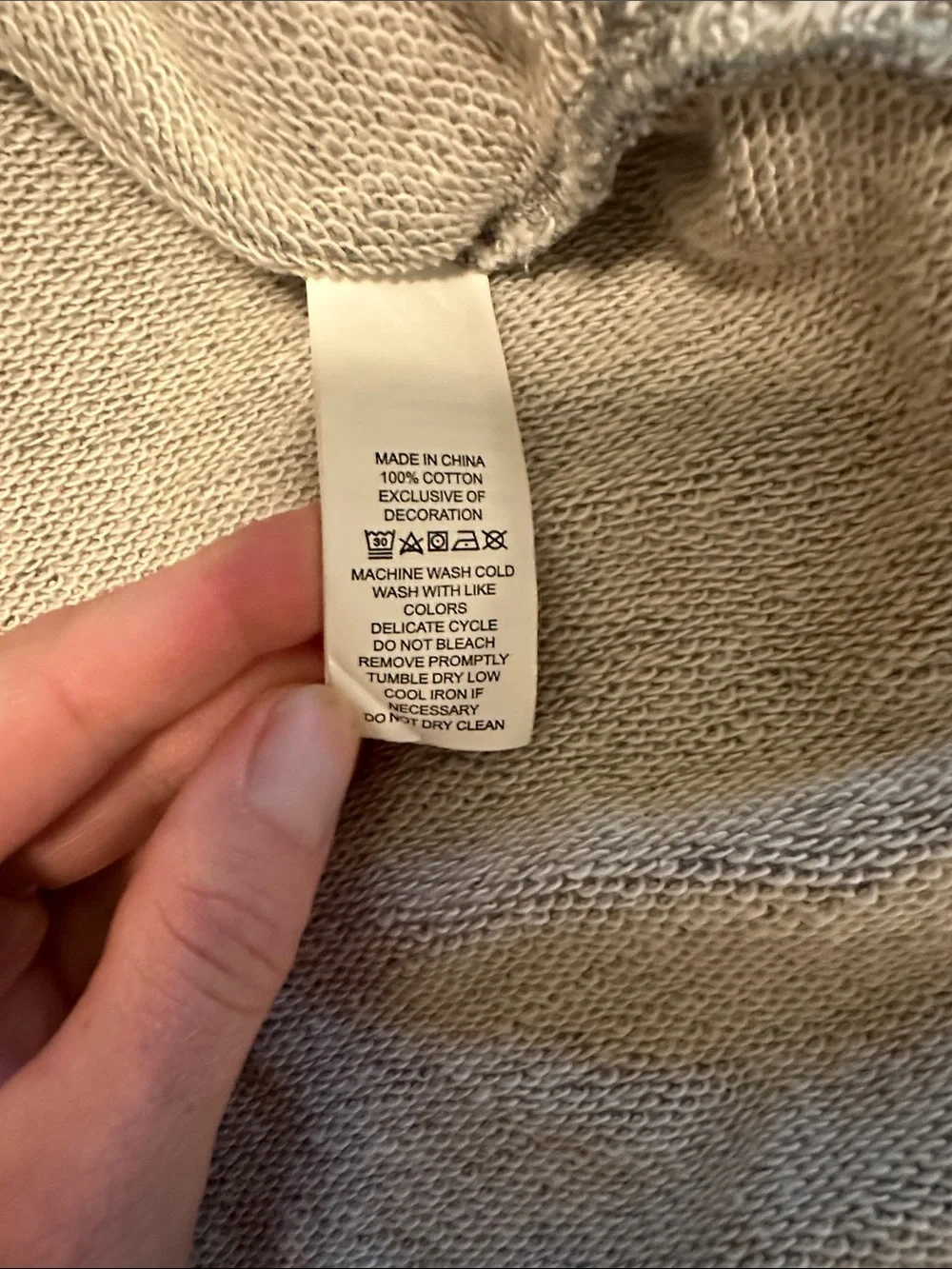 kate spade gray crewneck