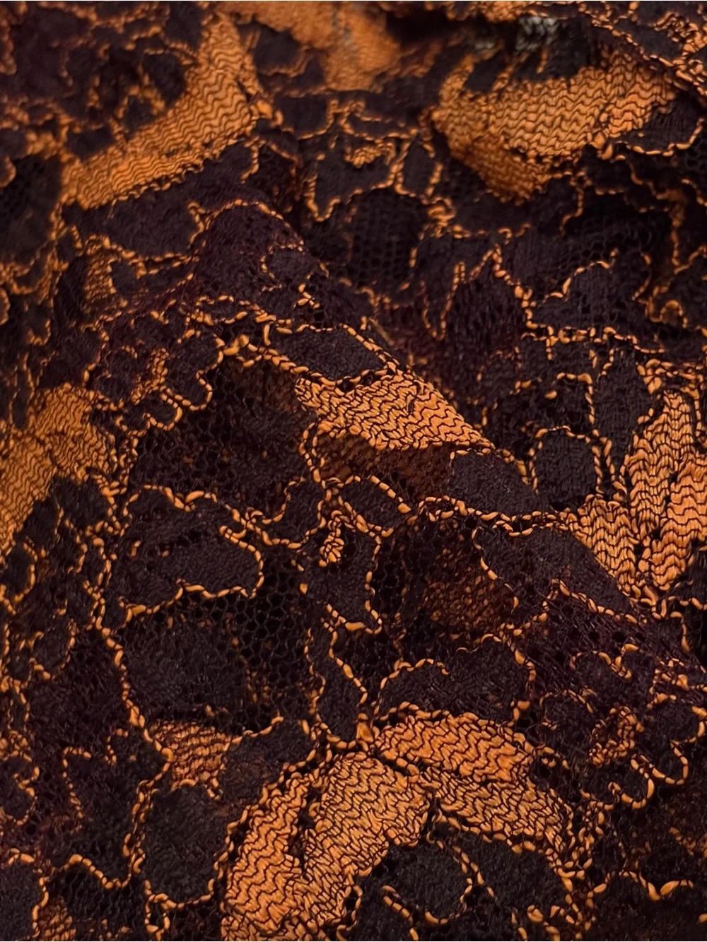 Vintage lace triangle