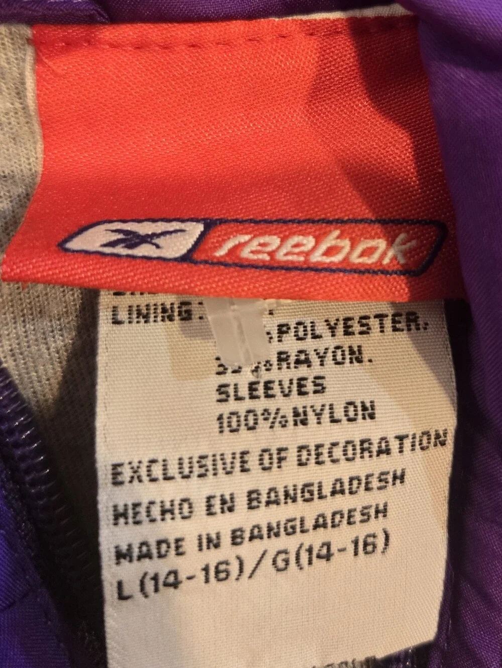 Reebok minnesota vikings