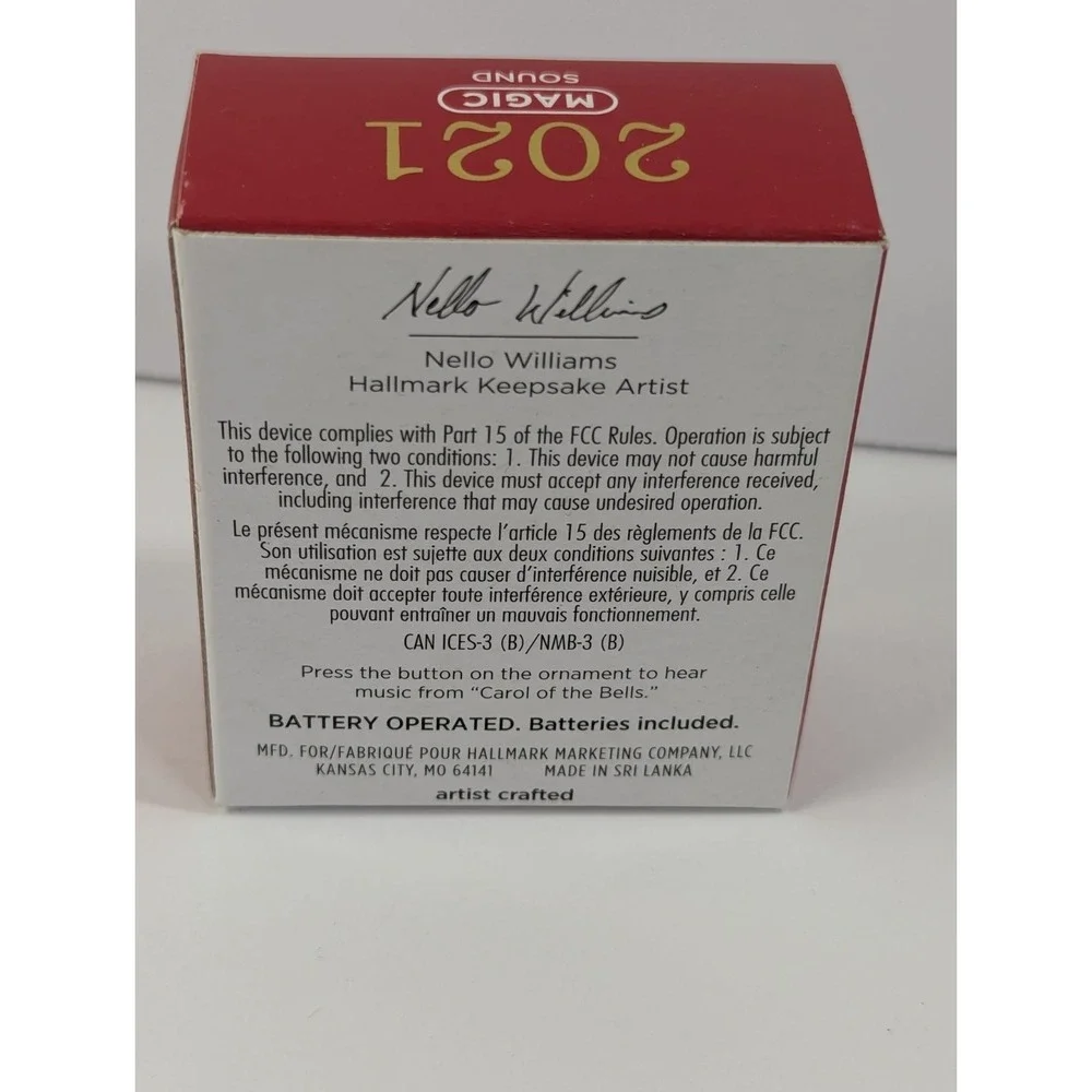 Hallmark 2021 miniature