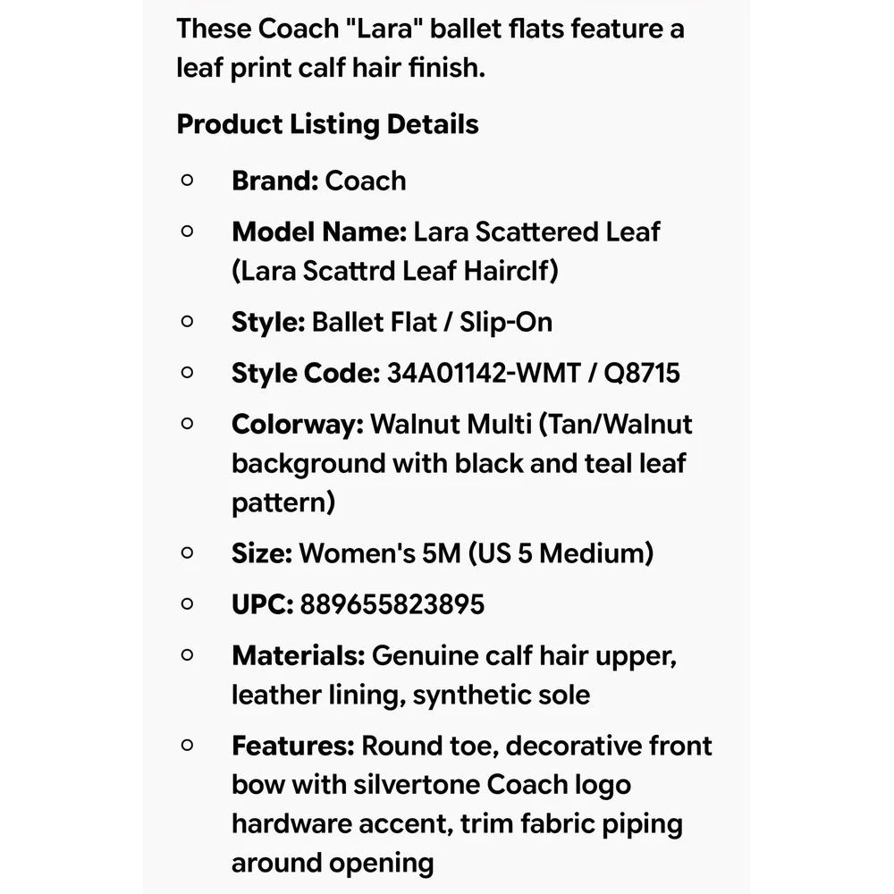 Coach brand model