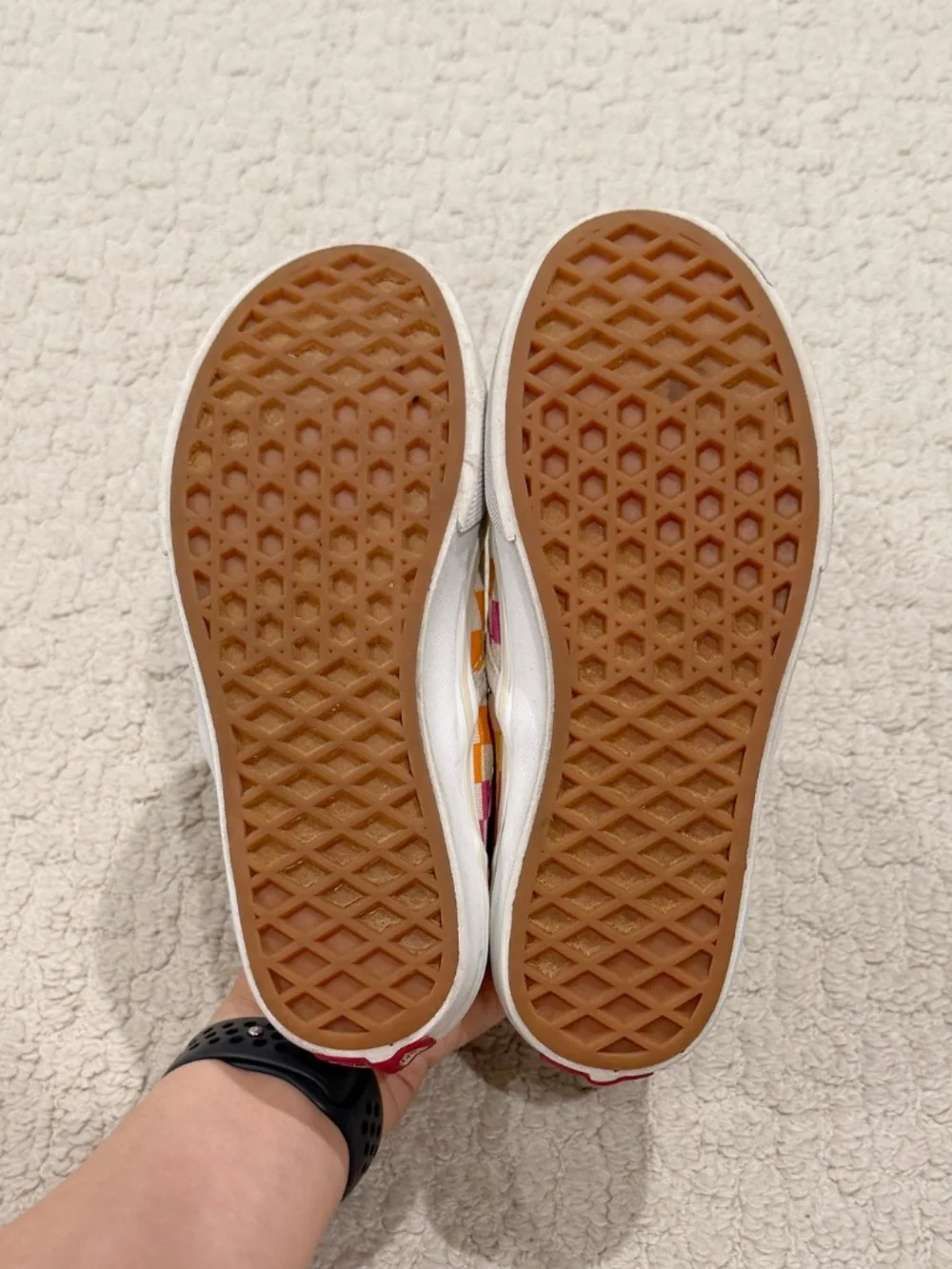 Vans worn some