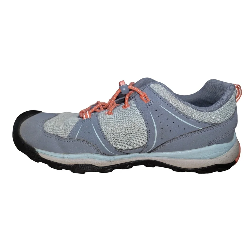 KEEN Terradora‎ II Low Blue Grey Waterproof Hiking Trail Shoe Sz 5