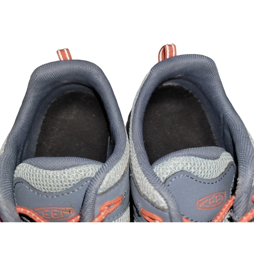 KEEN Terradora‎ II Low Blue Grey Waterproof Hiking Trail Shoe Sz 5