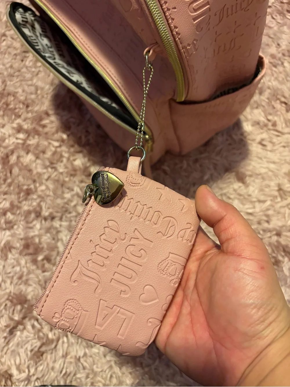 Juicy Couture cute embossed