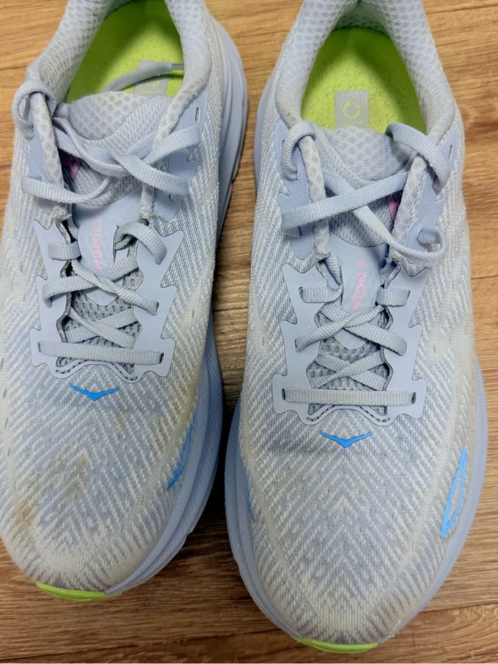 Hoka light blue