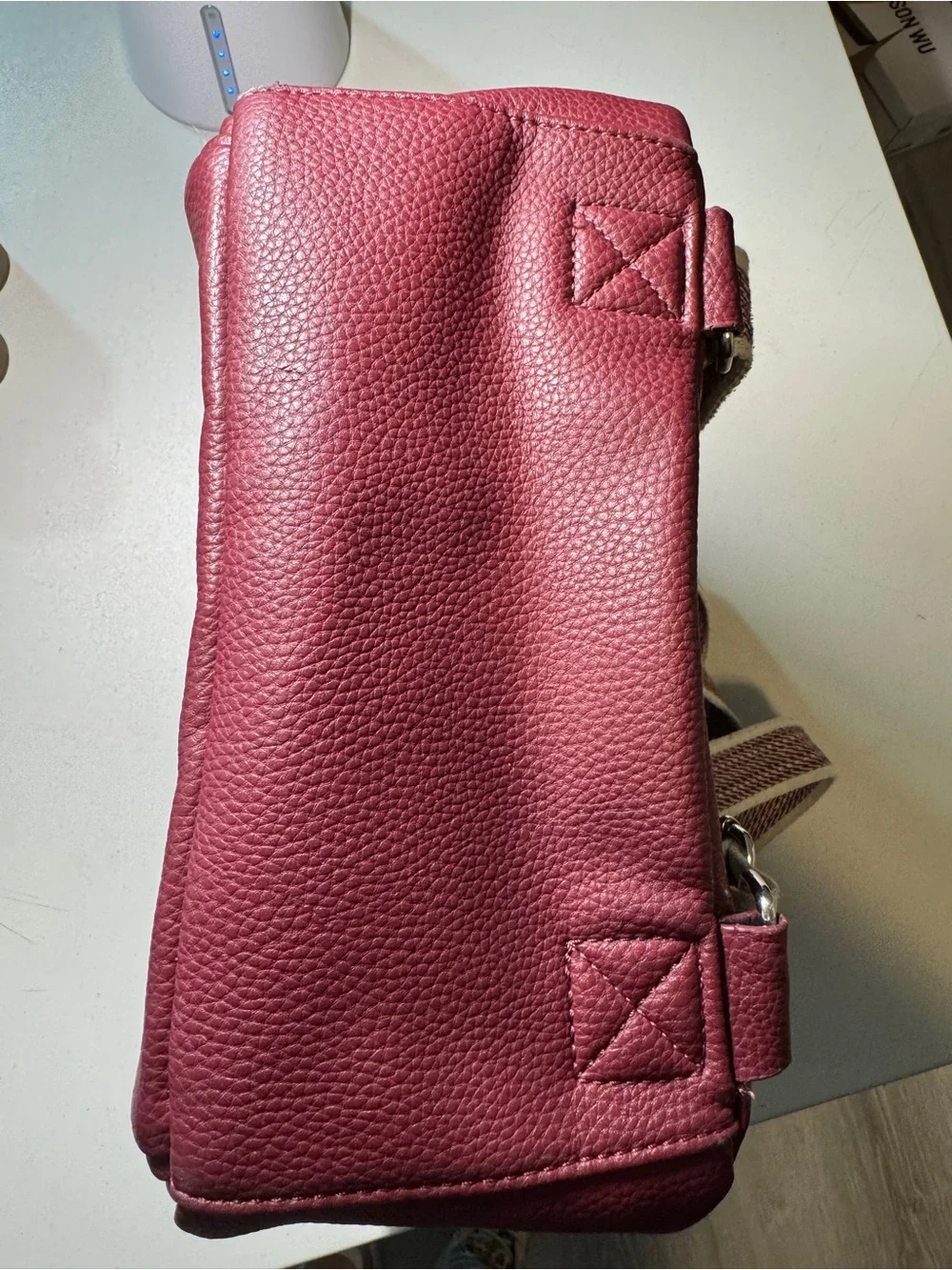 thirty-one sleek burgundy