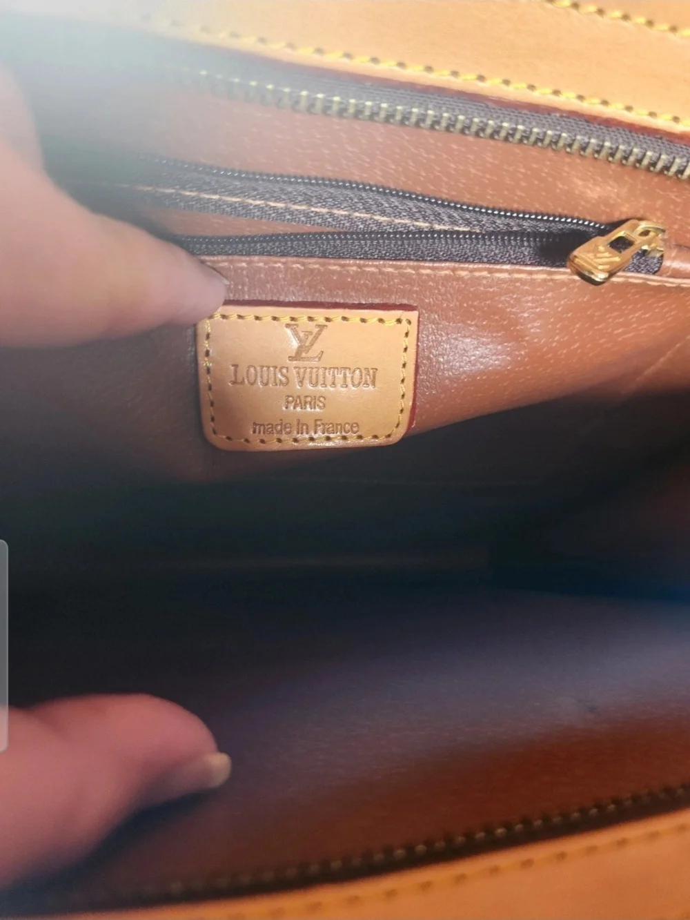 Lv.Brown Monogram Canvas Top-Handle Men’s Bag