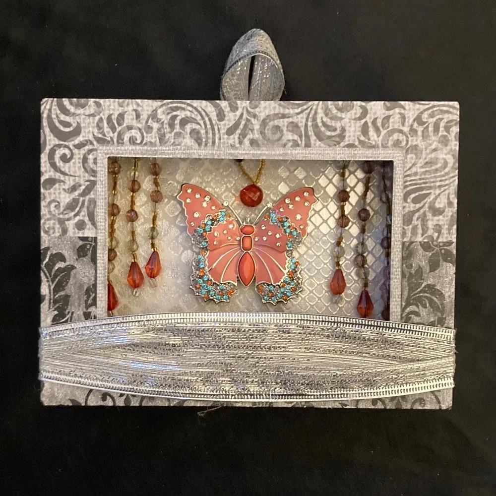Jeweled Butterfly Shadow Box