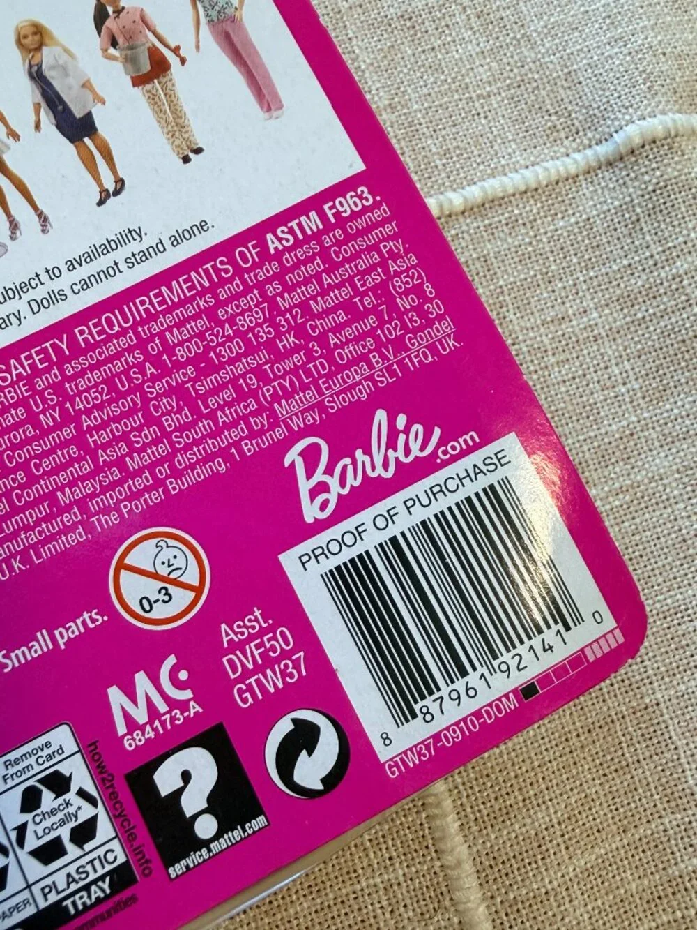 Barbie mattel “you