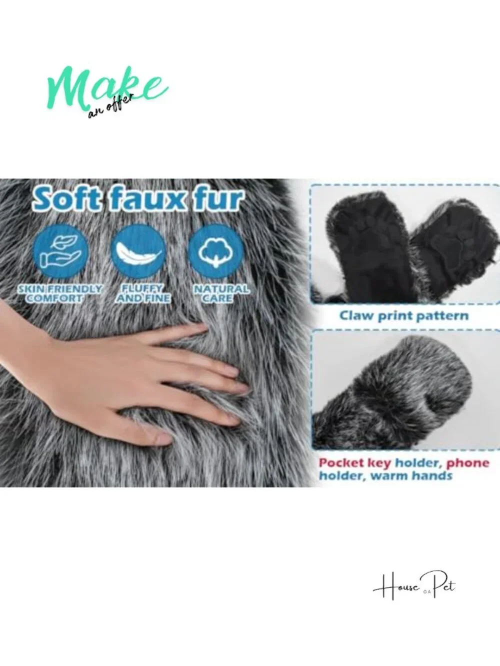 N/A faux fur