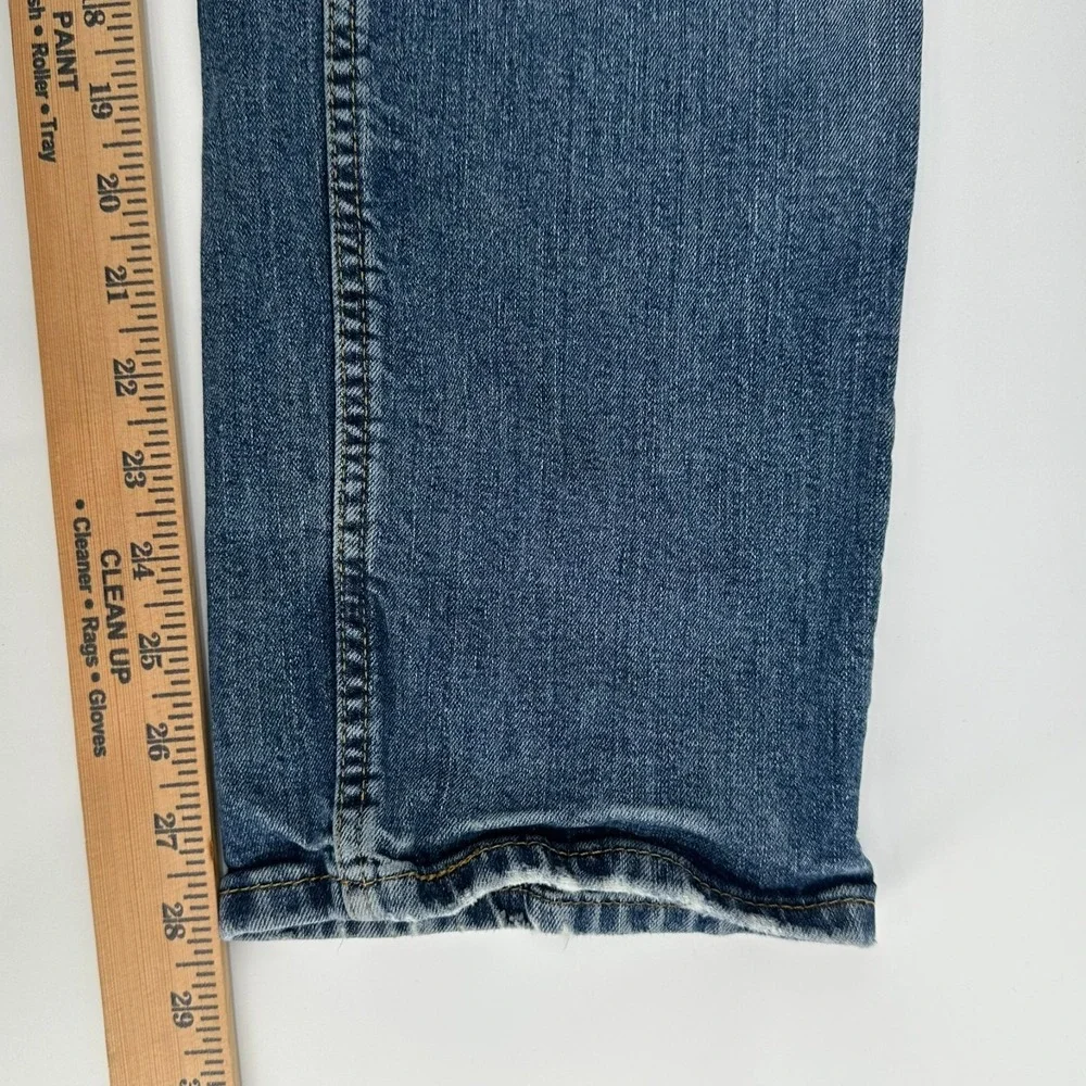 Levi's Slim Tapered Fit Mens 34x30 Jeans Blue Denim Stretch 5 Pockets Mid Rise