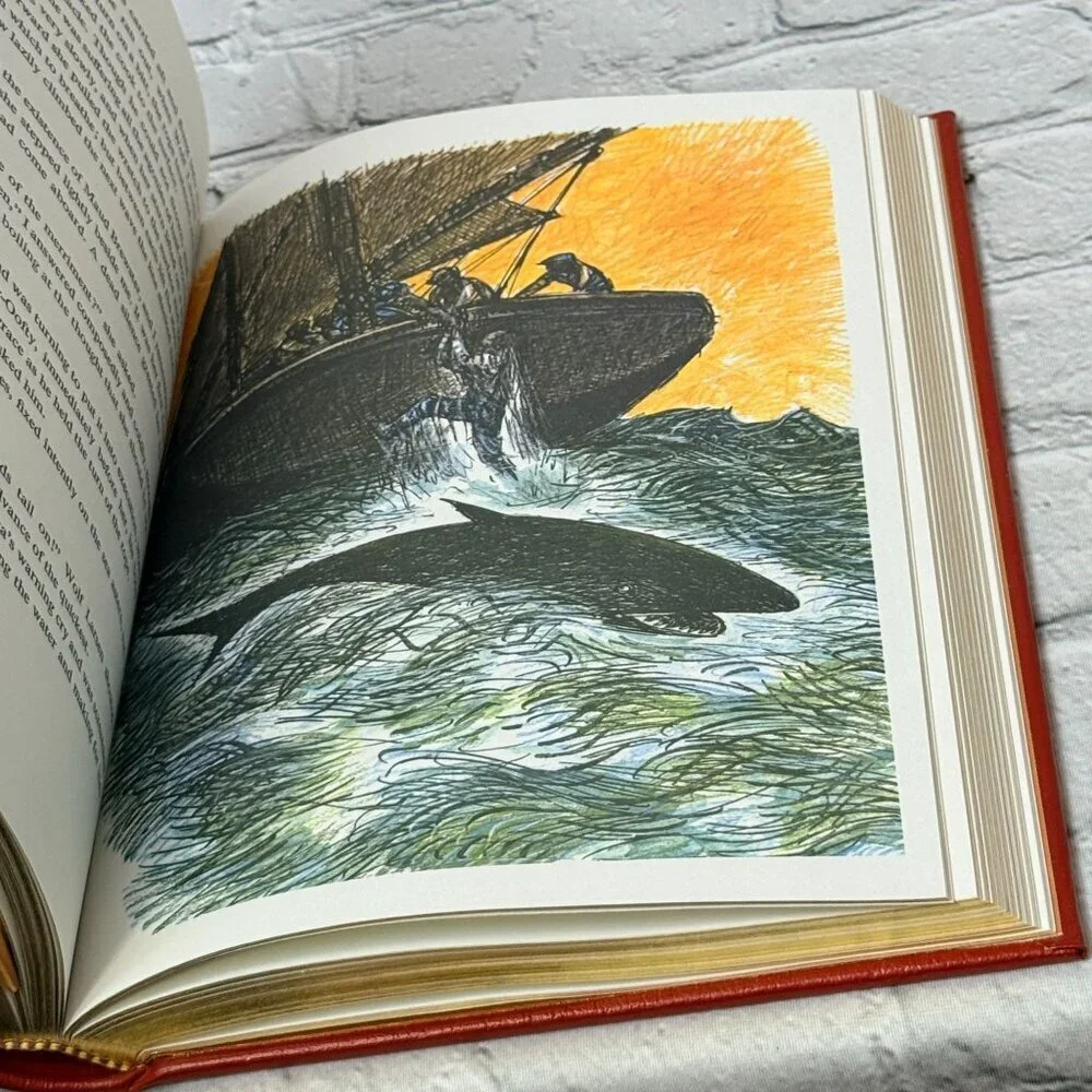 The Sea-Wolf by Jack London The Easton Press 1979 Leather Bound Book Red
