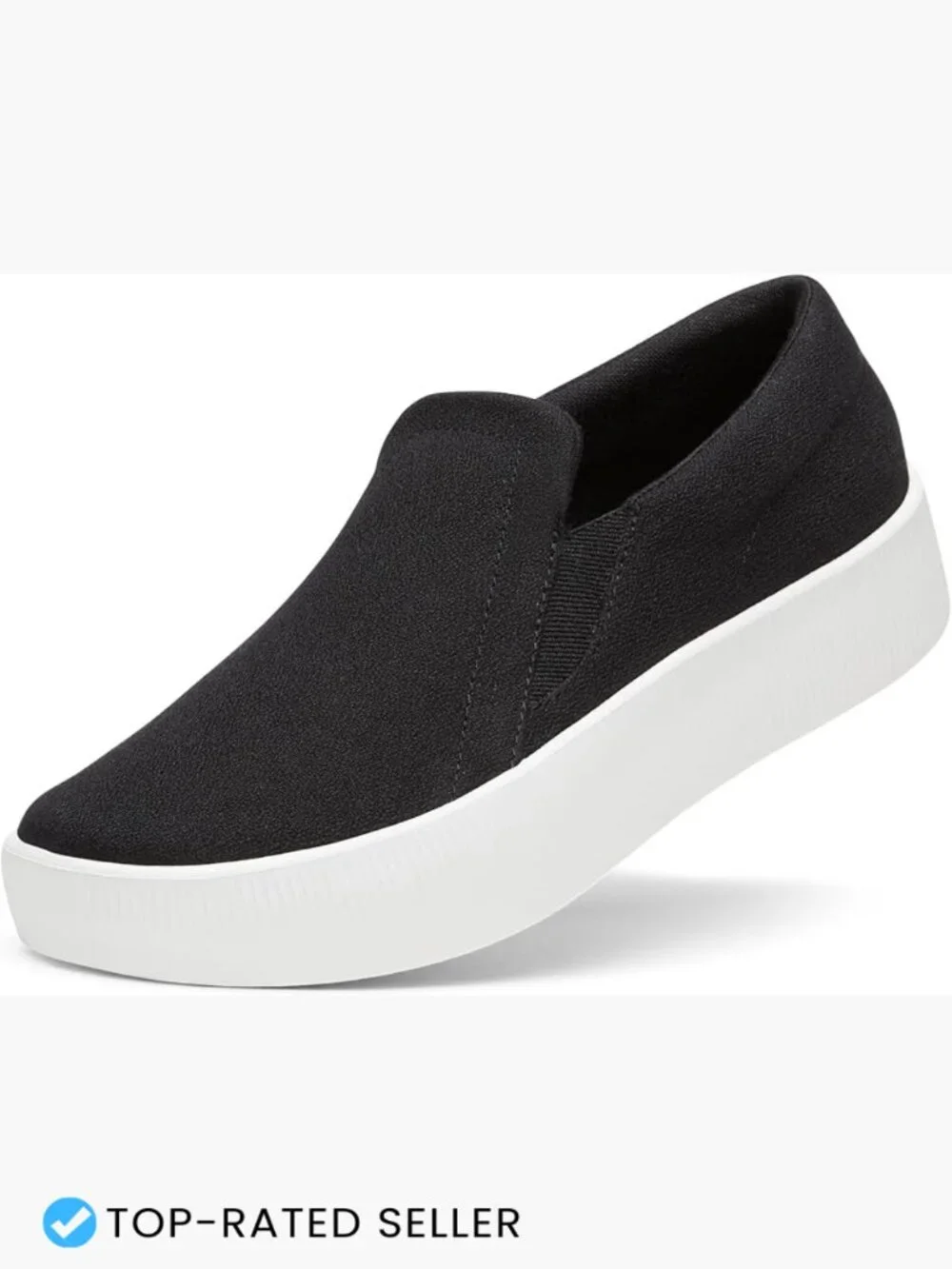 Slip-On Platform Sneakers Breathable Canvas Comfort Casual Minimal Everyday Wear