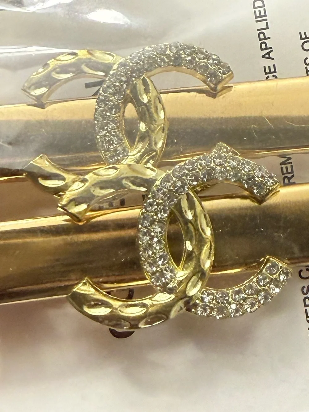 CHANEL parfums gold