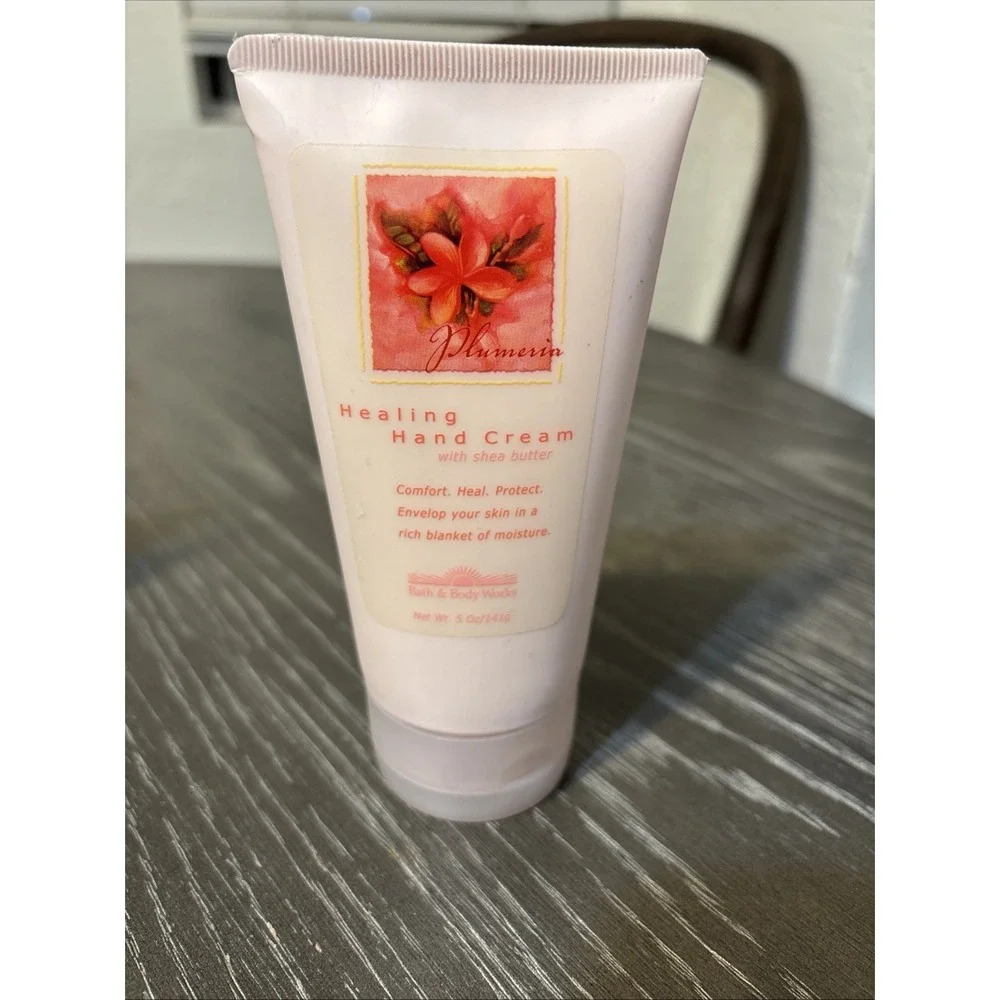 Discontinued Bath And Bodywork's‎ Healing Hands Cream Plumeria 5oz