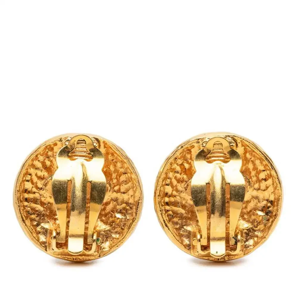 CHANEL gold earrings