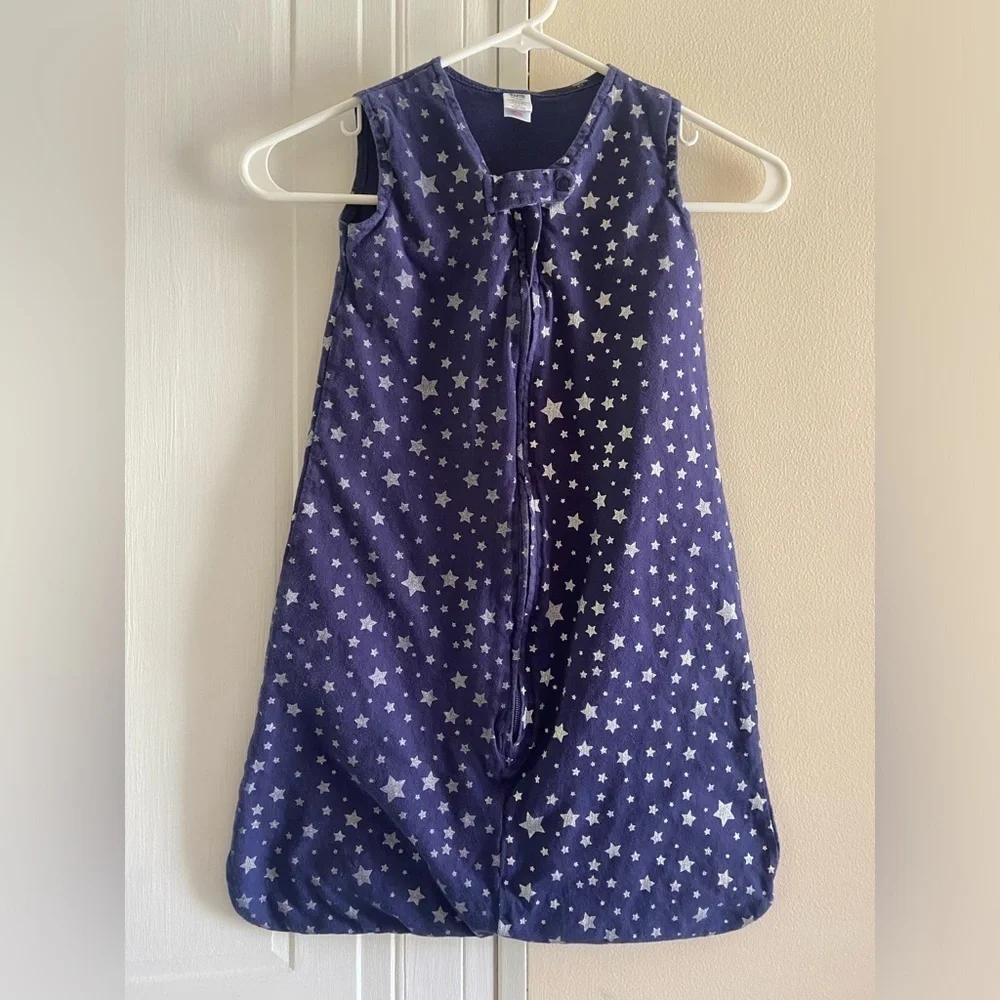 Hudson Baby sleeper sack Dark blue‎ stars Small 0-6months