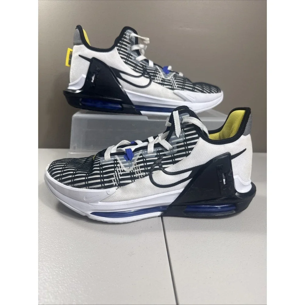 Nike LeBron Witness‎ 6 Black US 10 Mens Basketball Shoes CZ4052-100 EUC CLEAN
