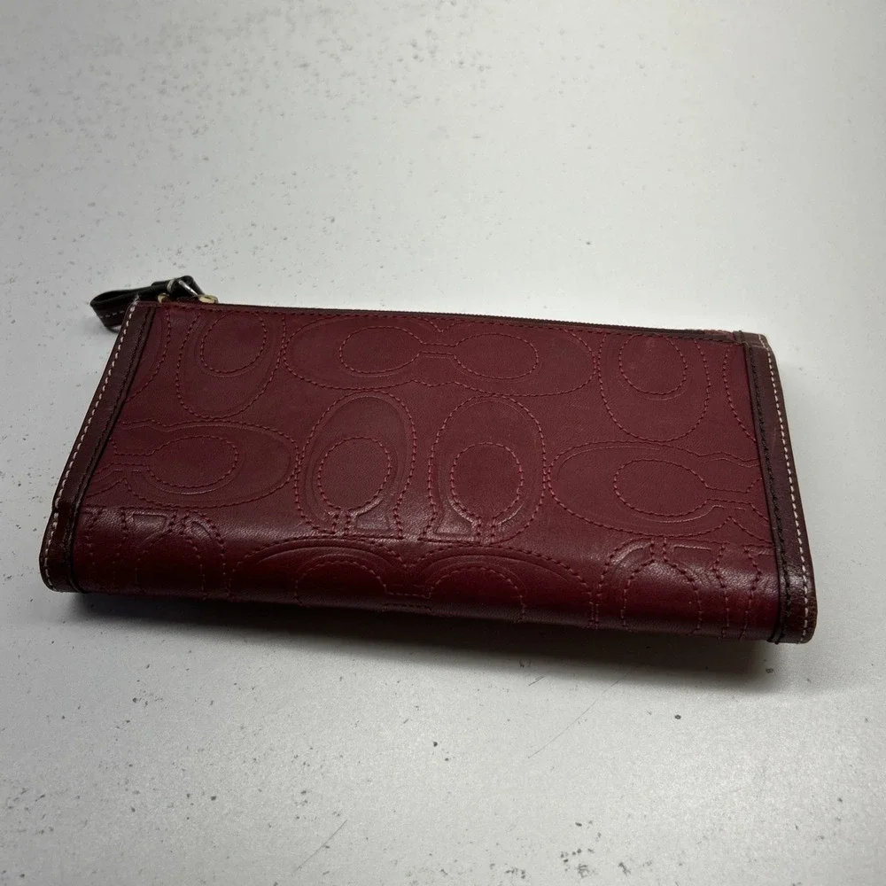 Coach signature red