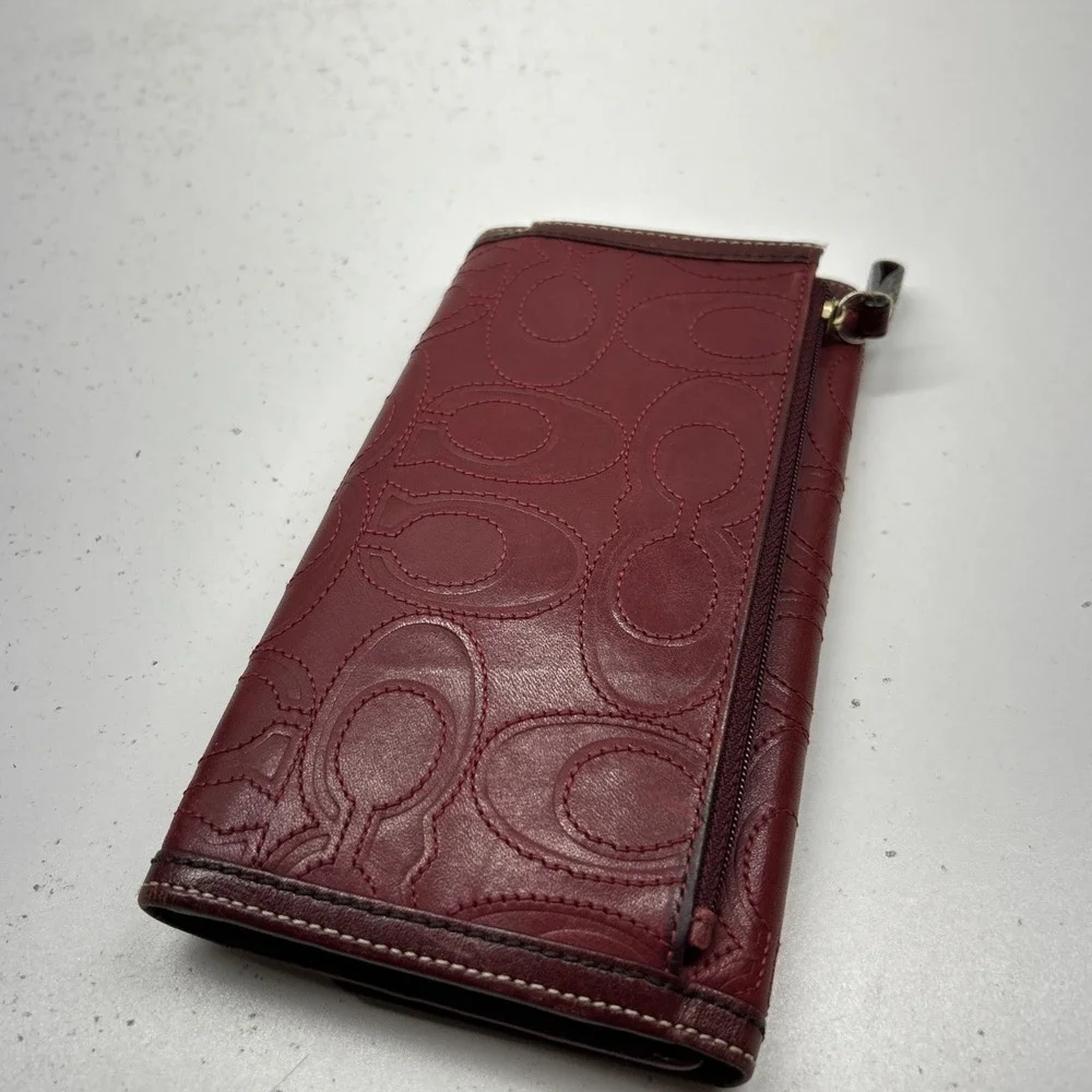 Coach signature red