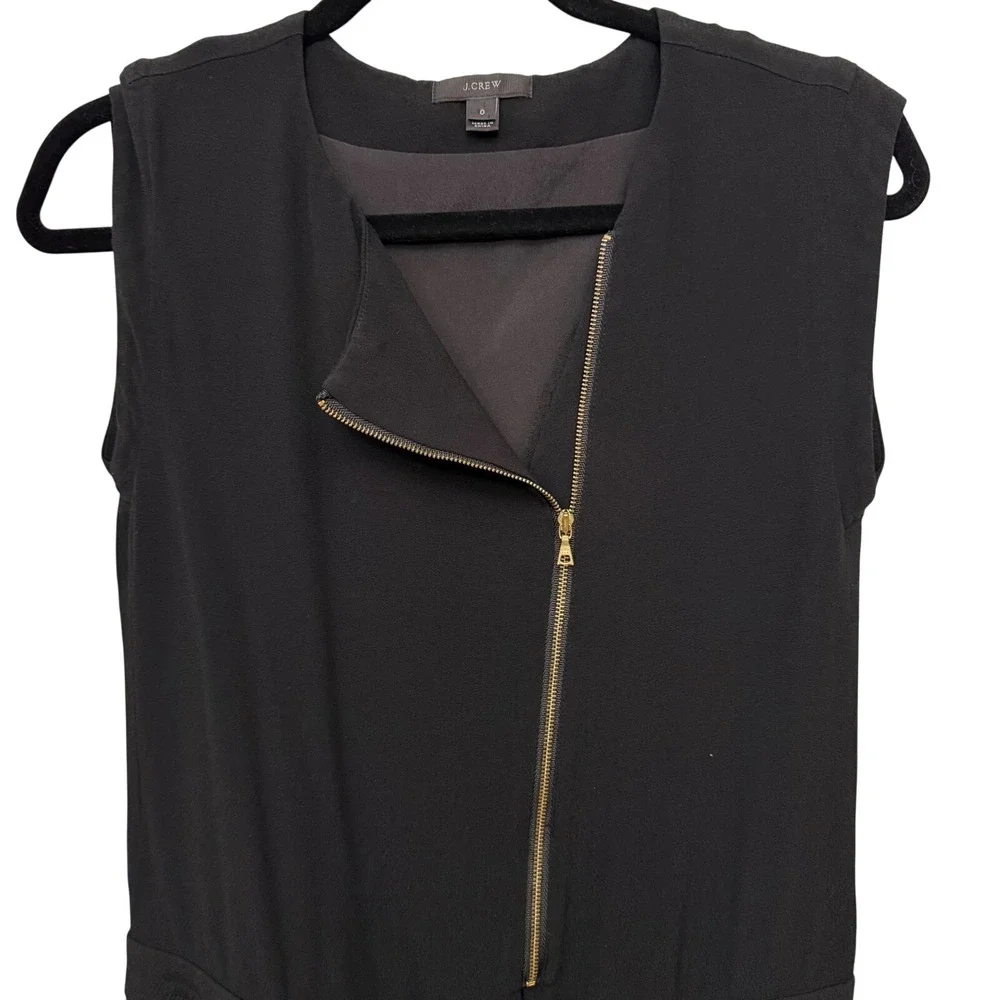 J. Crew black sleeveless