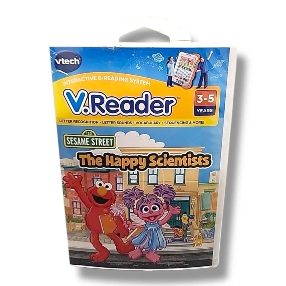 Animated E-book‎ Reader by VTech: The Happy Scientists (V.Reader) NEW SEALED PKG