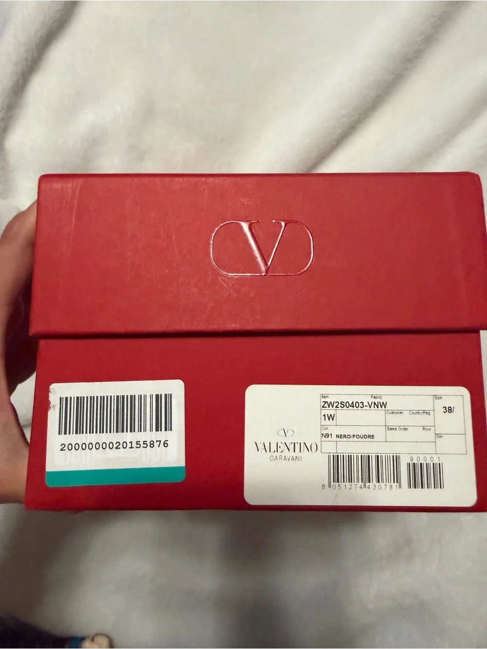 Valentino flats glossy