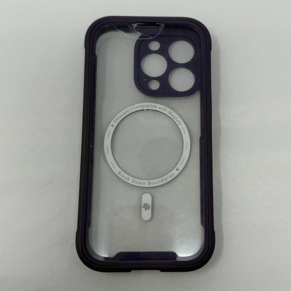Miracase Magnetic iPhone 16 Pro Case Full-Body Built-in Glass Screen Protector