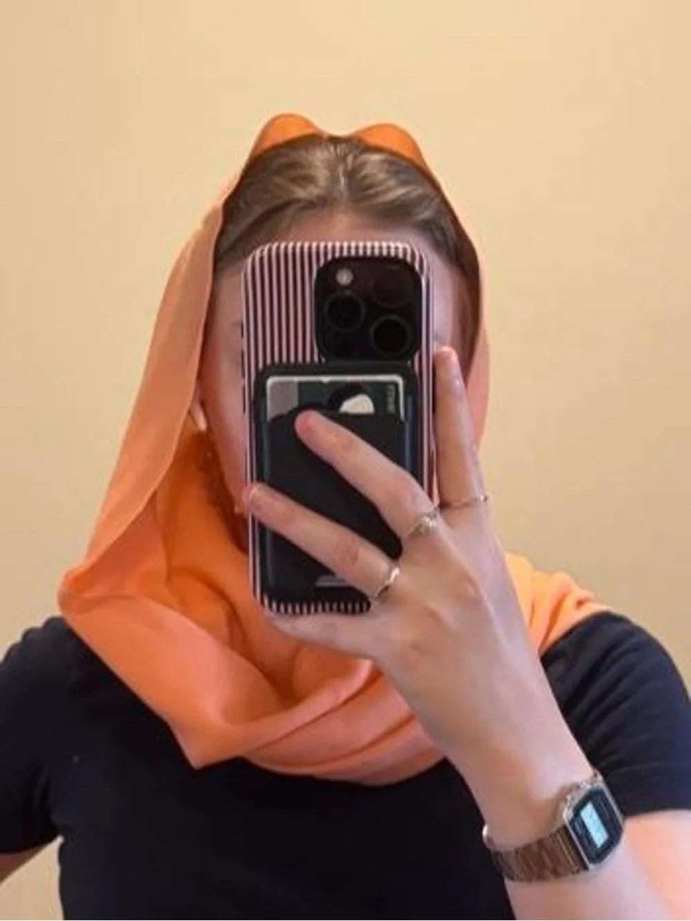pashmina light orange