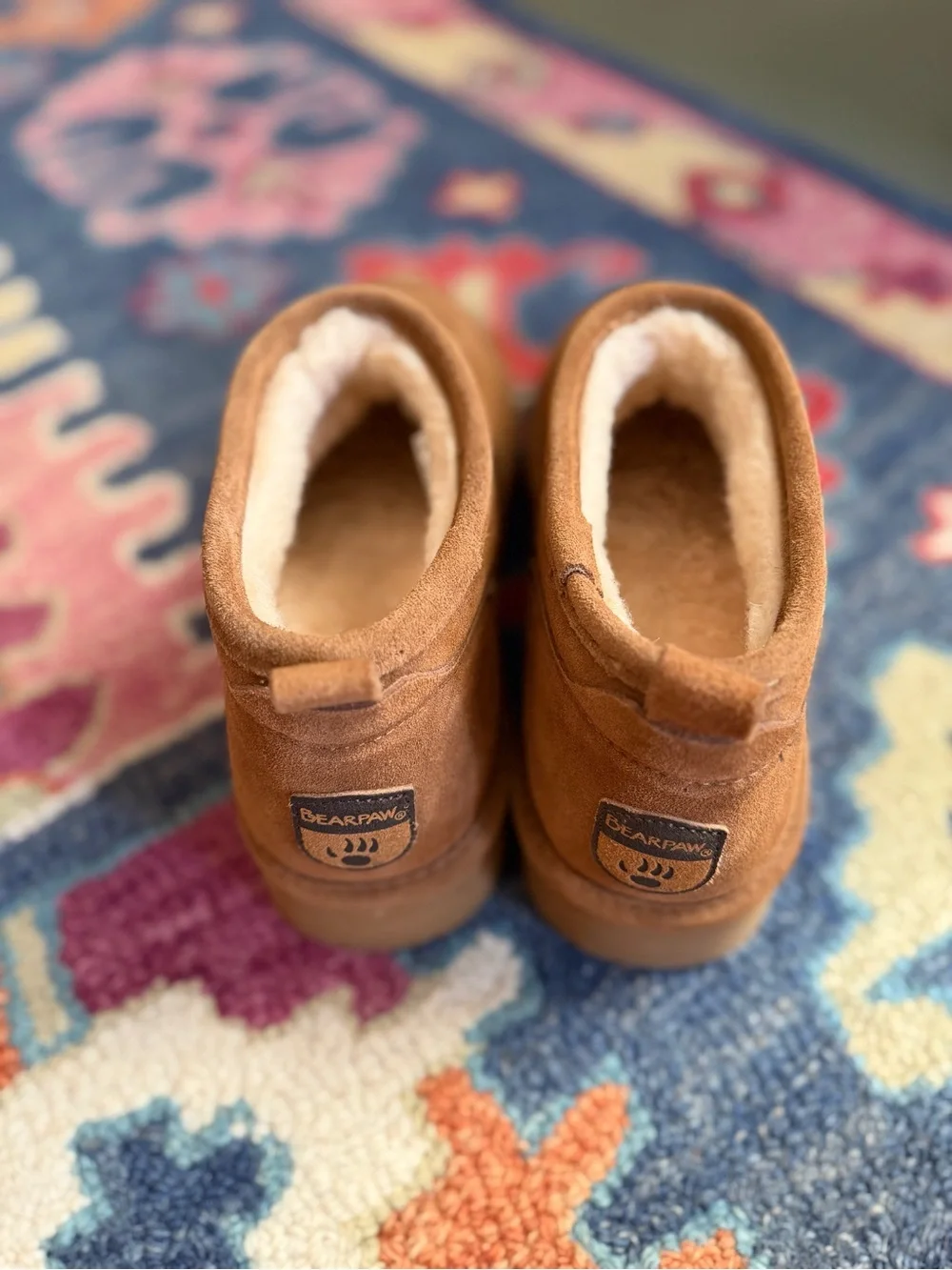 BearPaw suede upper