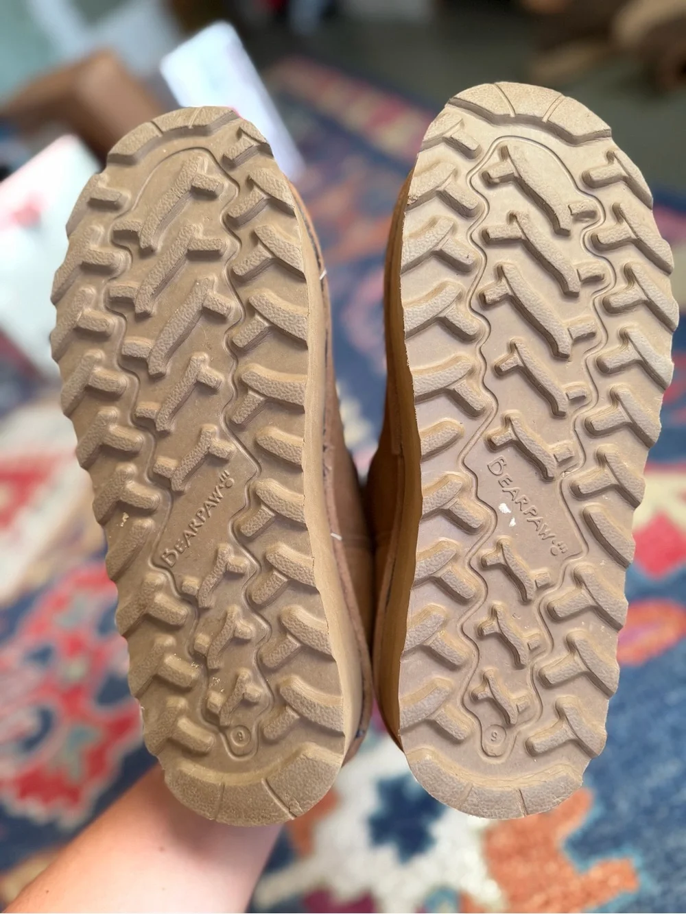 BearPaw suede upper