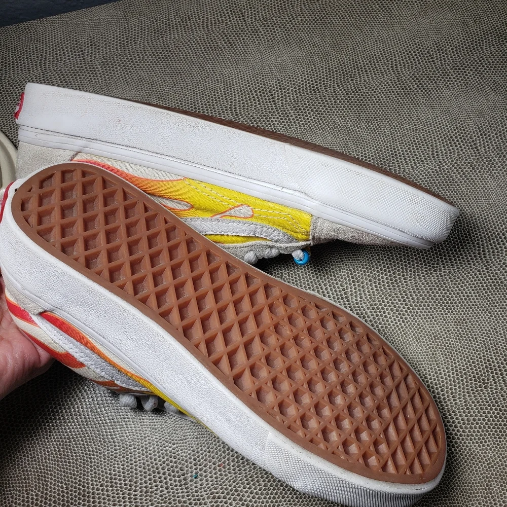Vans fire flame