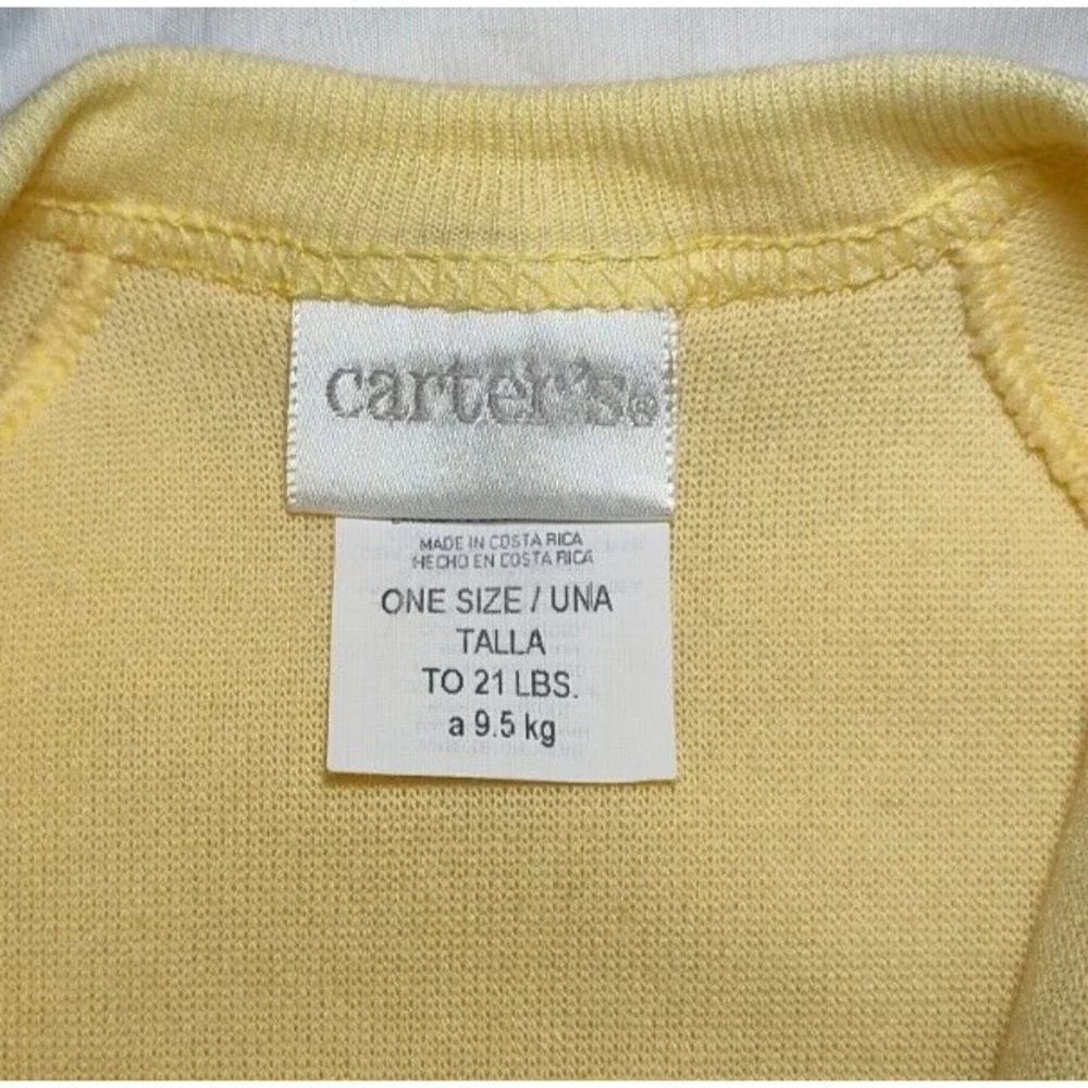 Carters vintage yellow