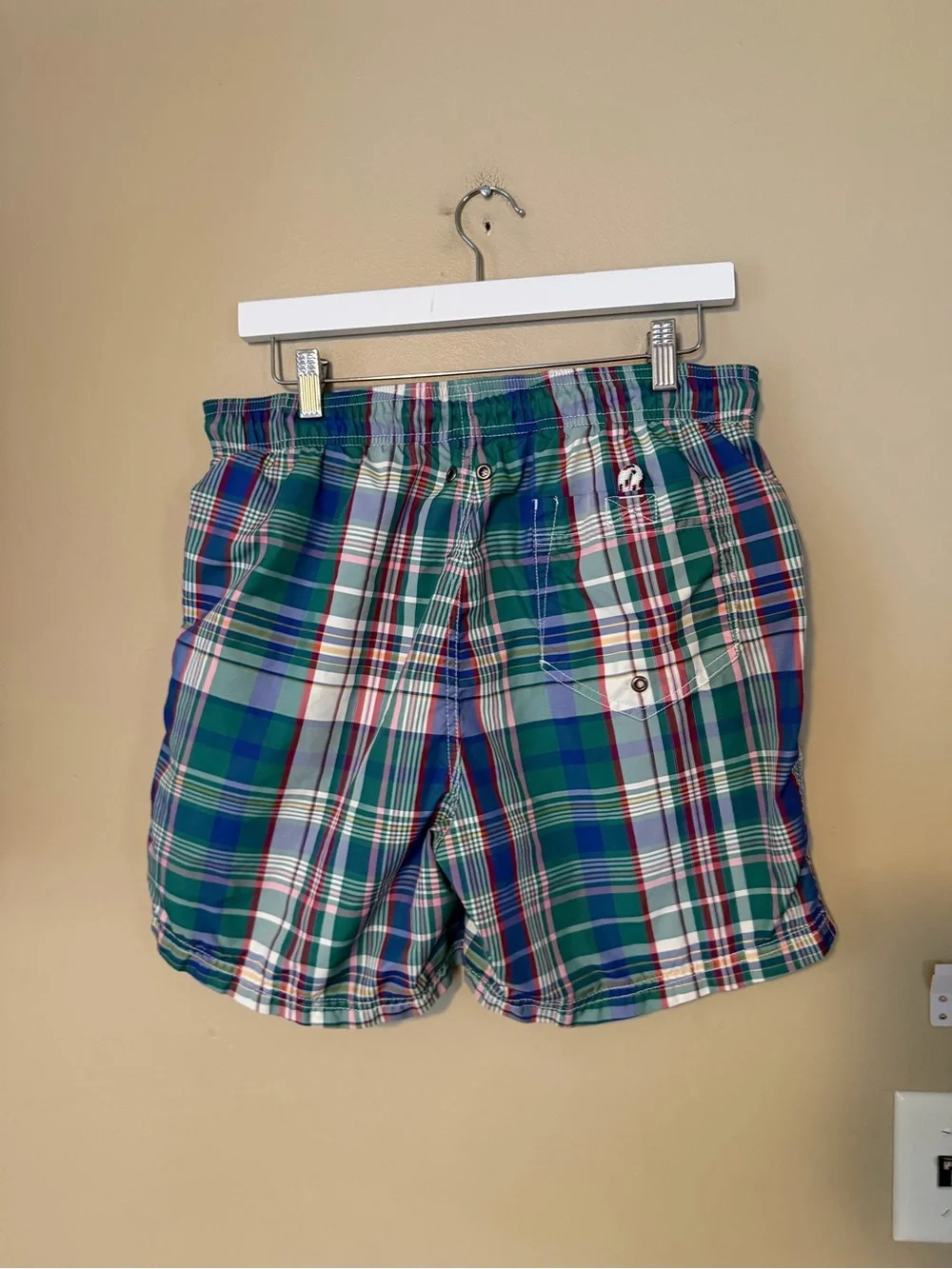 Lands End classic plaid