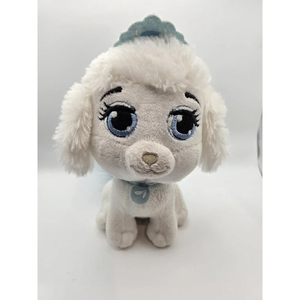 Disney Palace Pets 8 Inch Cinderella Pumpkin Plush Dog Stuffed White‎ Toy Puppy