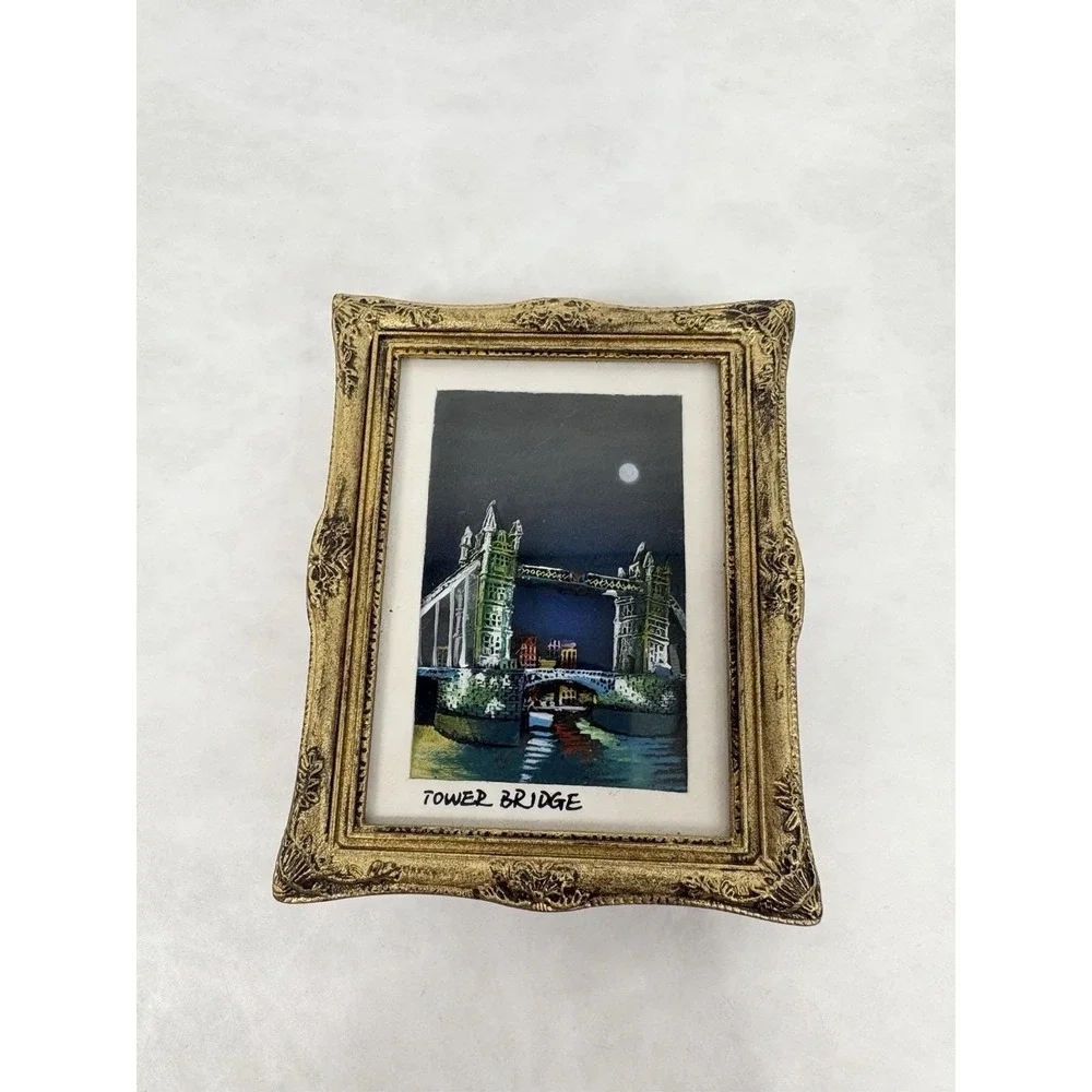 Mini Framed Tower Bridge‎ London Magnet 3