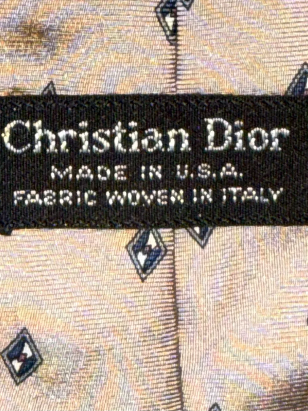 Dior christian silk