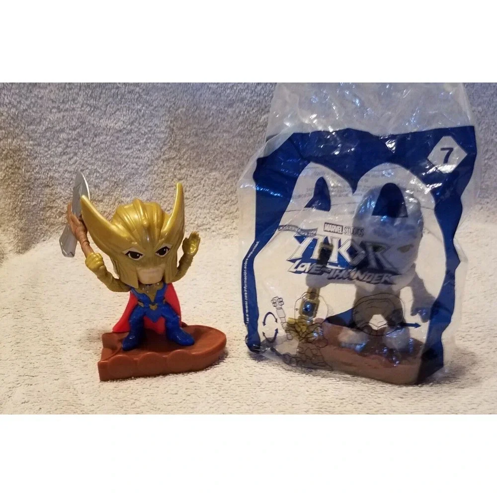 Marvel Thor Love And Thunder McDonalds 2022 Happy Meal‎ Toys Lot 2