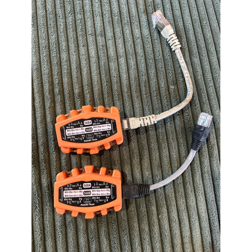 Paladin Tools 568A 568B RJ45‎ Adapter Wire Stripper Cutter Punch Down Tool Set