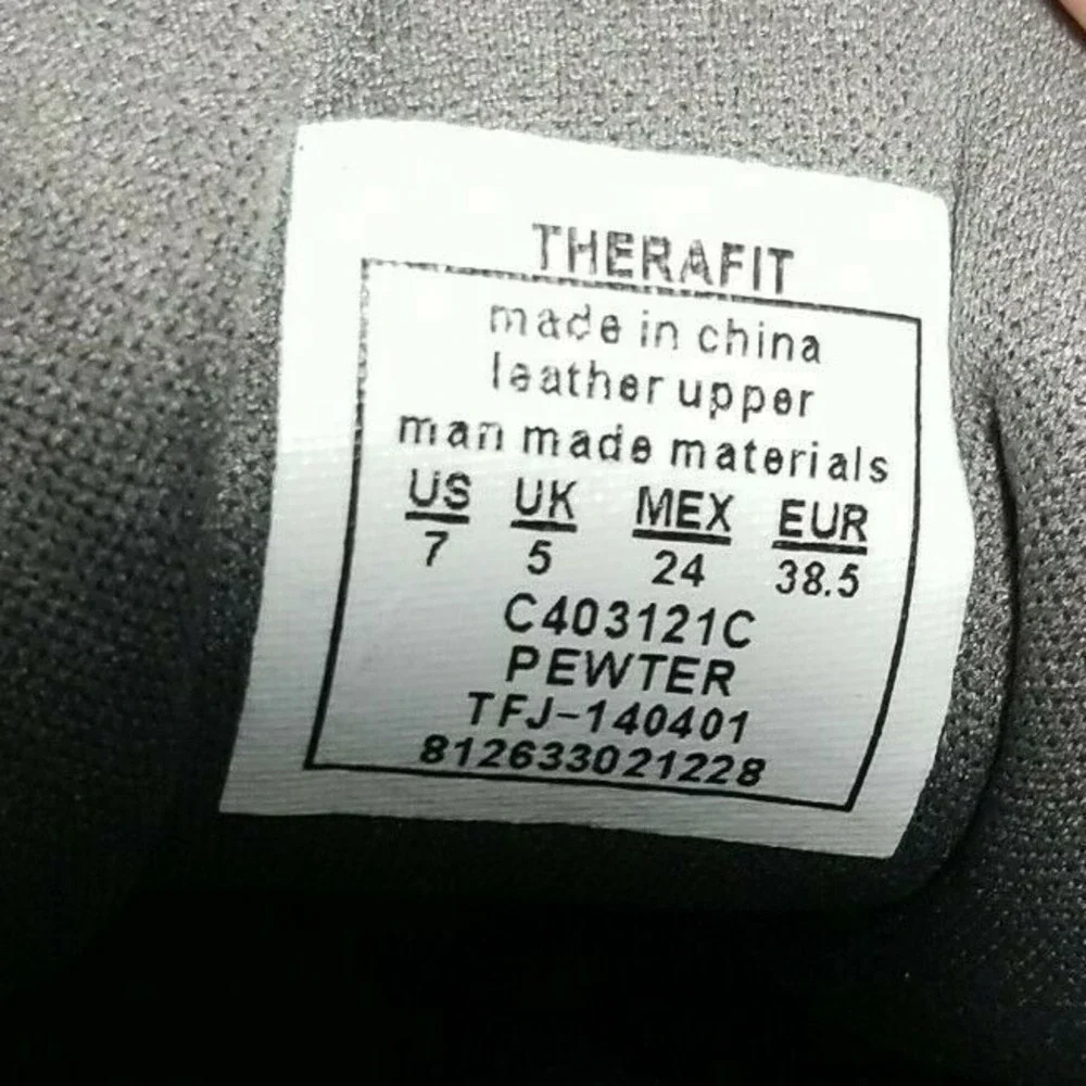Therafit womens pewter