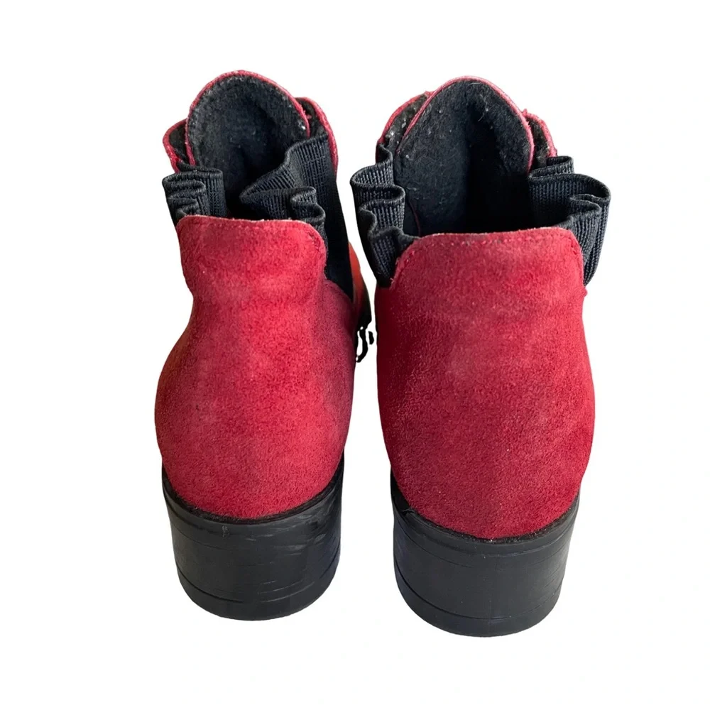 Barbo red suede