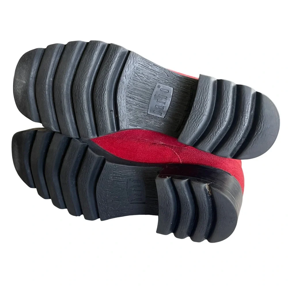 Barbo red suede