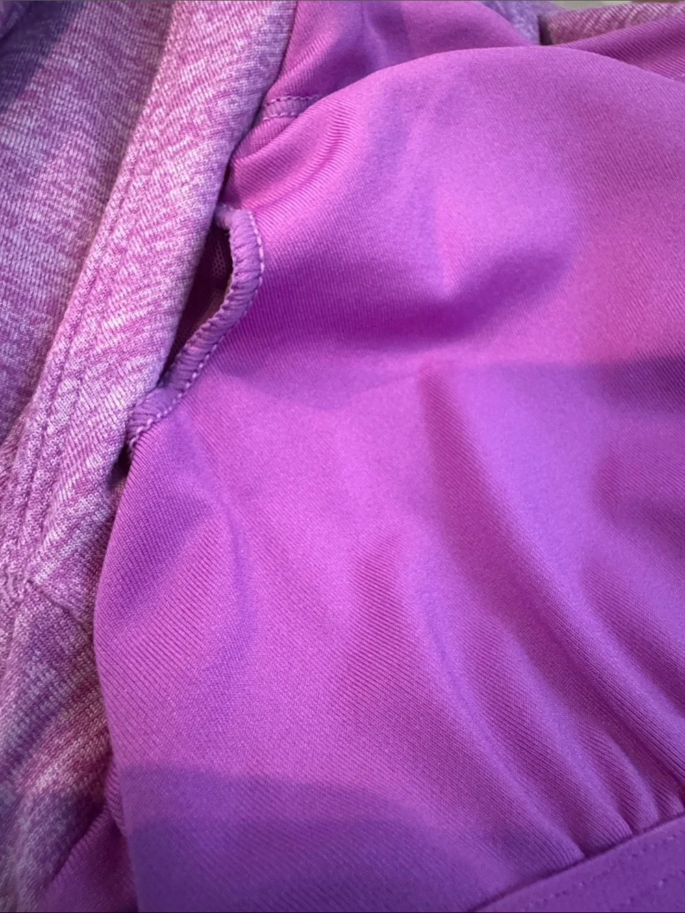 ALO Yoga Heathered Pink Purple Shade Scoop Tank Top Size XS