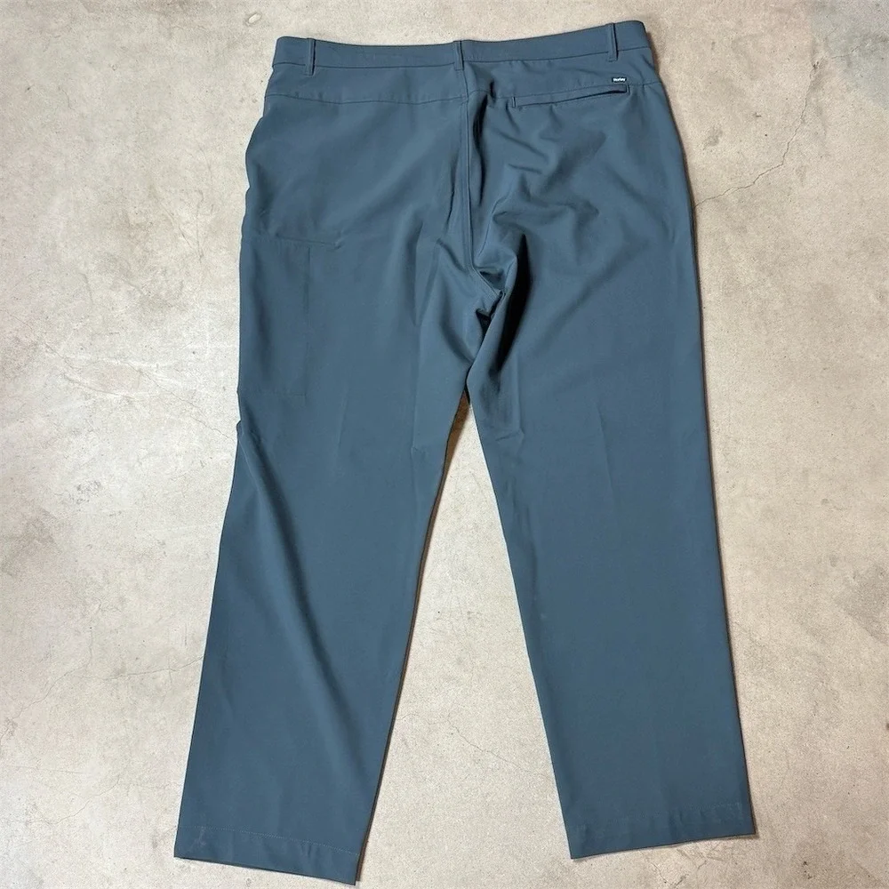 Hurley Pants Mens 40x30 Slate Blue Hybrid Tech Performance Golf Active Stretch‎
