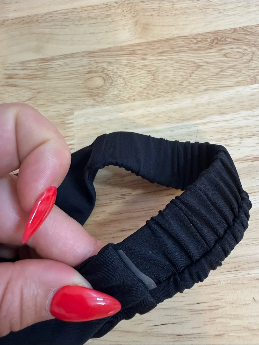 N/A black thong