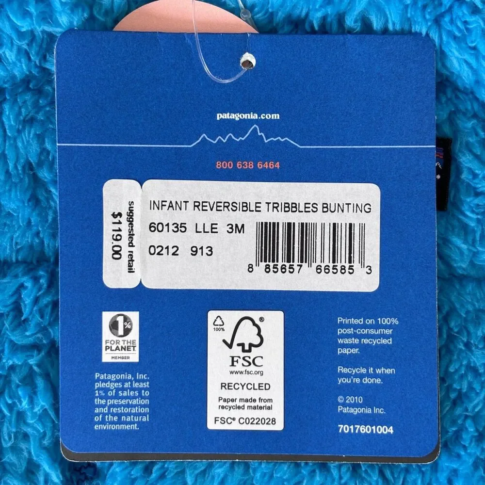 Patagonia infant reversible
