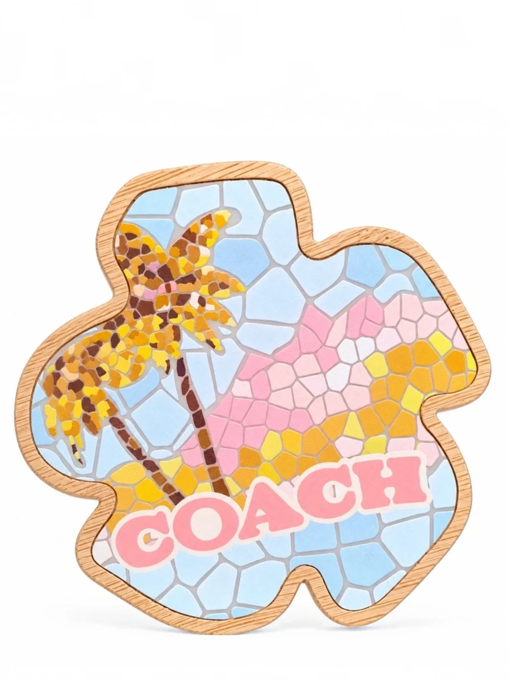 COMING SOON Coach Tropical Mosaic Coaster